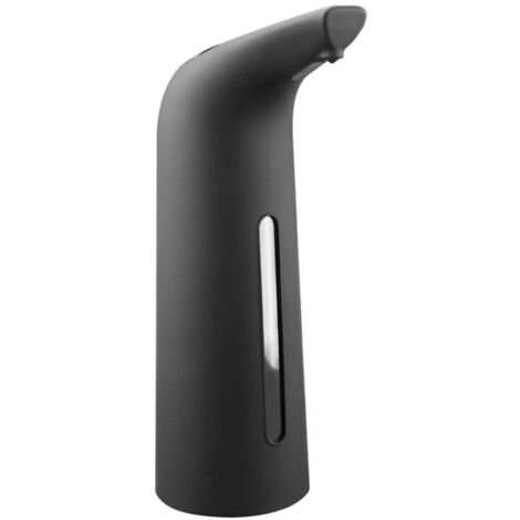 Dispensador automático de jabón líquido sin contacto, color negro, para cocina y baño, 400 ml. (1/4)