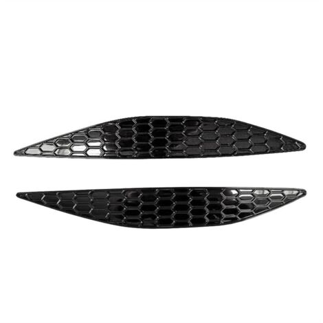 par de embellecedores reflectores tipo panal de abeja para la barra trasera del Golf 7 MK7 2014-2018, tiras de faros antiniebla autoadhesivas.