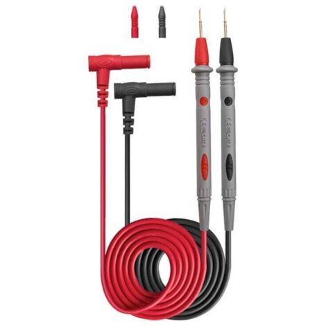 pares de puntas de prueba finas para multímetro PT1005 de 1000 V y 10 A, puntas de cable de prueba, puntas de prueba para sonda de multímetro digital, cable de prueba para multímetro, puntas de prueba