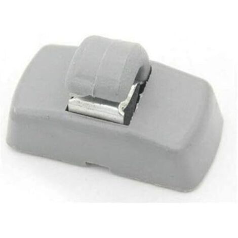 Soporte de sujeción para parasol SHINING HOUSE, 3B0857561, soporte con gancho, dos piezas (gris) (4,2 x 2,1 cm) (1/4)