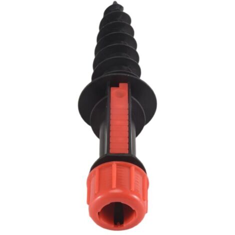 Anclaje para sombrilla de playa, arena, camping al aire libre, soporte espiral para césped, resistente, para almacenamiento, patio, jardín y hogar. (1/4)