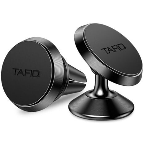 Soporte magnético para teléfono de coche - Soporte magnético giratorio de 360° para teléfono de coche con imanes potentes, compatible con (1/4)