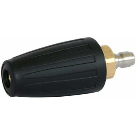 Boquilla rotativa de alta presión, puntas de boquilla rotativa turbo de 3600 lb/in², boquillas rotativas de conexión rápida de 1/4" para hidrolavadoras de agua fría. (1/4)