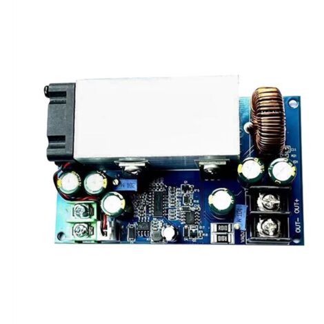 Módulo convertidor reductor CC-CC de 600 W, regulador de voltaje constante, fuente de alimentación ajustable de corriente constante de 12-75 V CC a 2,5-60 V CC. (1/4)