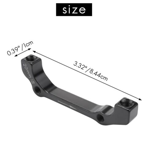 Adaptador de pinza de freno de disco Is / Poste 180 mm Trasero 160 mm para (1/4)