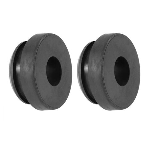 Juego de aislamiento superior para radiador de 2 piezas, soportes de anillo de goma negra, apto para Accord 74173-SJ4-000 (1/4)