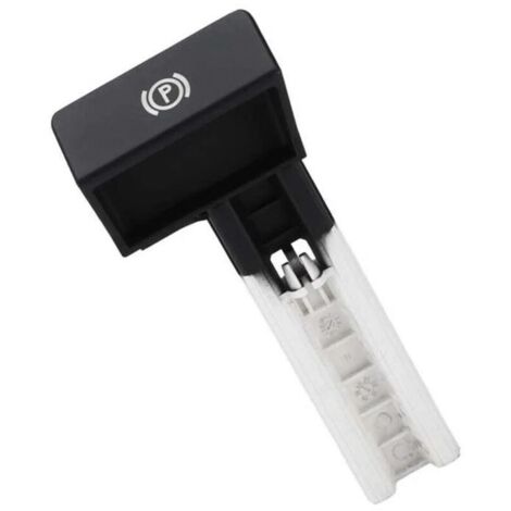 Manija del freno de mano de estacionamiento Interruptor Tirador del freno de mano de estacionamiento izquierdo 7L6711878F Compatible con VW Touareg 2004-2010