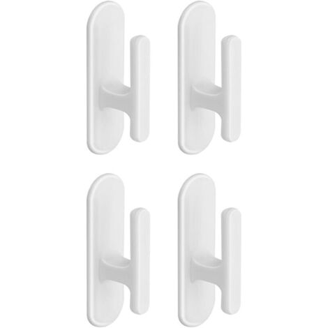 Juego de 8 ganchos autoadhesivos para cordones de persianas enrollables. (1/4)