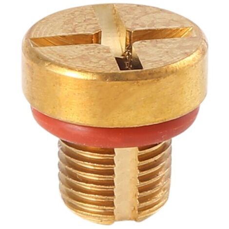 17111712788 Tornillo de purga del depósito de expansión del líquido refrigerante del radiador de desbordamiento dorado para E36 E39 E46, etc. (1/4)