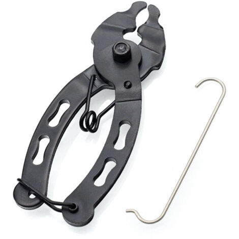 Abrazadera para cadena de bicicleta, herramienta de fijación rápida para cadena de bicicleta, abrazadera portátil para eslabones de bicicleta con gancho para cadena, para bicicletas de carretera, bici (1/4)