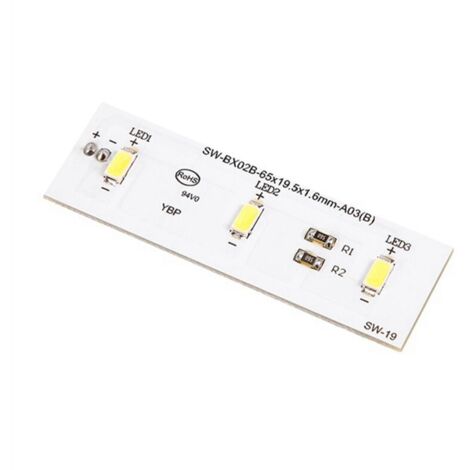 Panel de luz LED para refrigerador, compatible con ZBE2350HCA, juego de 2 piezas (1/4)