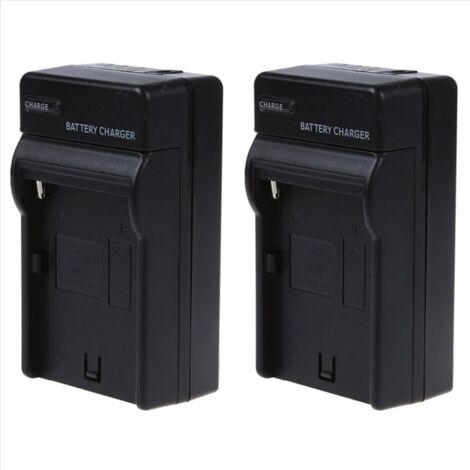 Cargador doble para baterías de cámaras réflex digitales NP FM30, FM50 y FM70 (1/4)