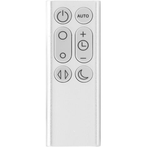 Mando a distancia universal para ventilador purificador de aire modelos DP01, DP03, TP02 y TP03 (plateado)