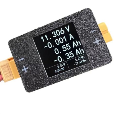 Analizador bidireccional de voltaje y corriente CC 25A 0-150V Probador de carga y descarga Vatímetro RC (1/4)