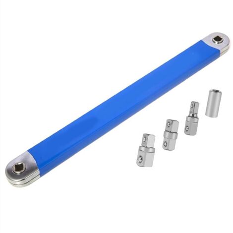 Llave de extensión multifuncional de 15 pulgadas con desplazamiento lateral, herramienta mecánica versátil, modelo nuevo. (1/4)