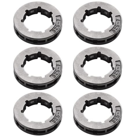 piezas de piñones de llanta de transmisión estriada pequeña de 19 mm y 7 dientes, de 0,325 pulgadas, compatibles con motosierra. (1/4)