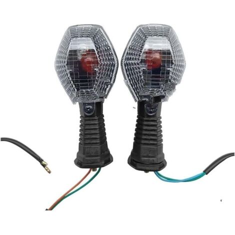 Adecuado para motocicletas Suzuki DL 1000 V-Strom y DL 650 V-Strom: intermitente largo transparente modificado (ZD098) (1/2)