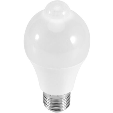 Bombilla LED E27 de 12 W con detector de movimiento infrarrojo PIR, seguridad, 85-265 V (1/4)