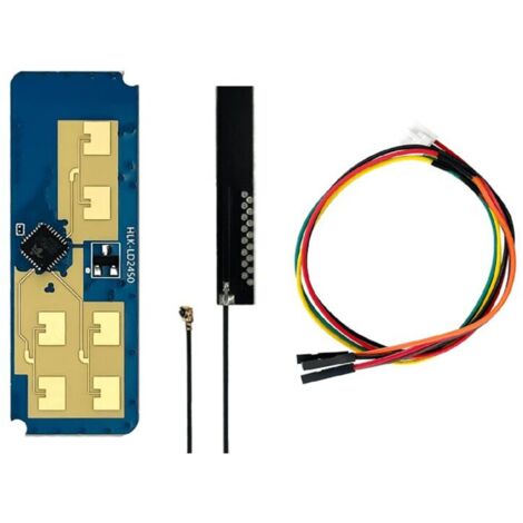Sensor de radar de 24 GHz para seguimiento de movimiento humano, hogar inteligente, medición de distancia, ángulo y velocidad. (1/4)