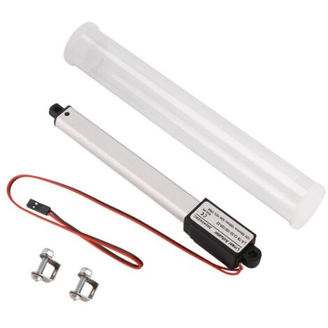 Actuador lineal IP54 de 12 V, carrera mini de 100 mm, motor para abreventanas eléctrico, 30 mm/s (1/4)
