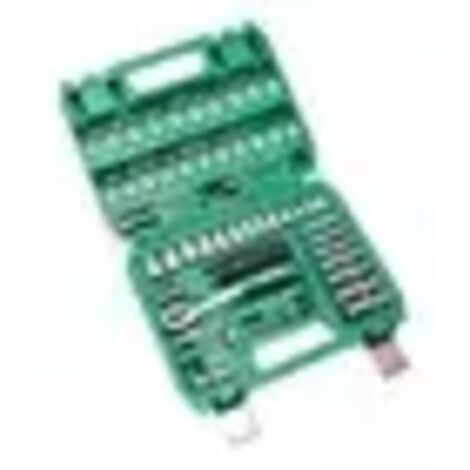 Kit de herramientas para bricolaje, juego de 53 piezas, kit de reparación de automóviles, organizador multifuncional con caja de almacenamiento verde.