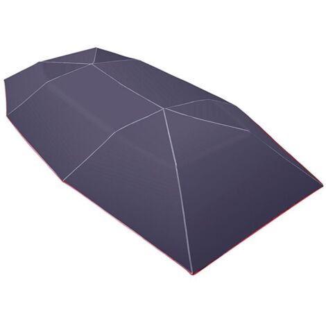 Parasol universal para coche, impermeable, con protección UV, 4,2 x 2,1 m, azul.