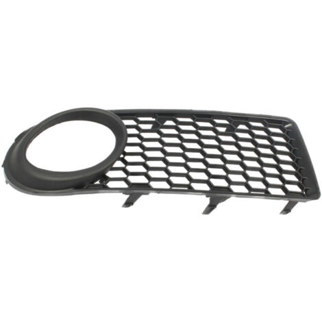 Rejilla protectora del parachoques derecho tipo panal de abeja negra con faro antiniebla, modelo 2006-2010, 1C0 807684 C (1/4)