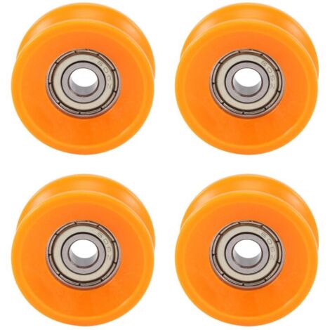 piezas de rodamientos de bolas de acero sellados de 6x30x13 mm con ranura guía para polea profunda en U