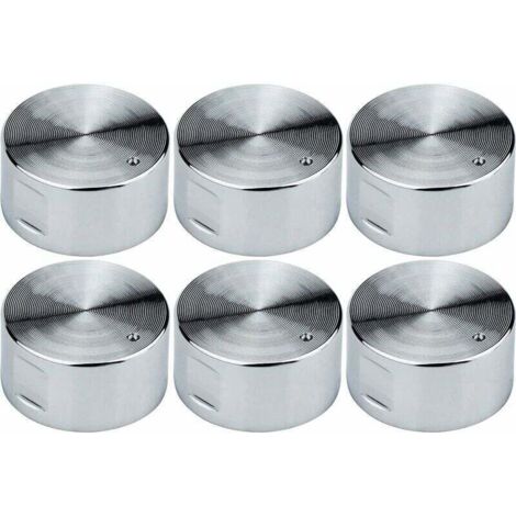 perillas universales de 6 mm para cocinas de gas, hornos, placas de cocción, interruptores de control, interruptores de horno y perillas de control de encimeras. (1/4)