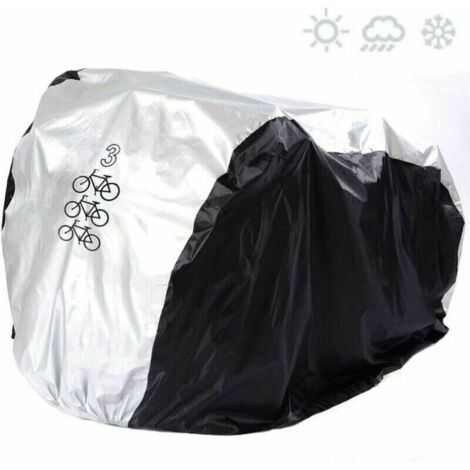 Funda para 3 bicicletas - Impermeable - Resistente al polvo - Protección UV (1/4)