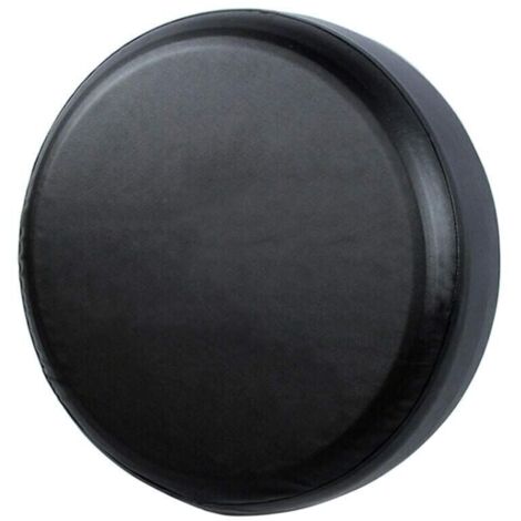 Funda negra para rueda de repuesto de 13 pulgadas de diámetro (55 cm-58 cm/22-23"), a prueba de polvo y agua. (1/4)