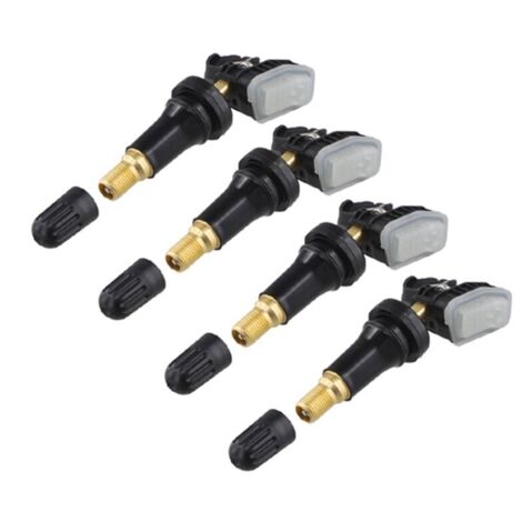 Sistema de monitoreo con 4 sensores de presión de neumáticos TPMS de 433 MHz, compatible con Cadillac CT6. (1/4)