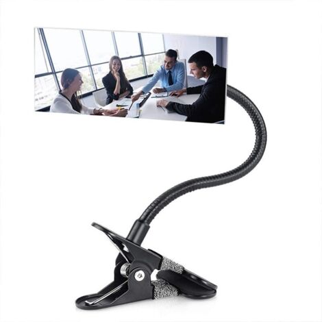 Espejo convexo acoplable para seguridad personal, oficina abierta, visión trasera (1/4)