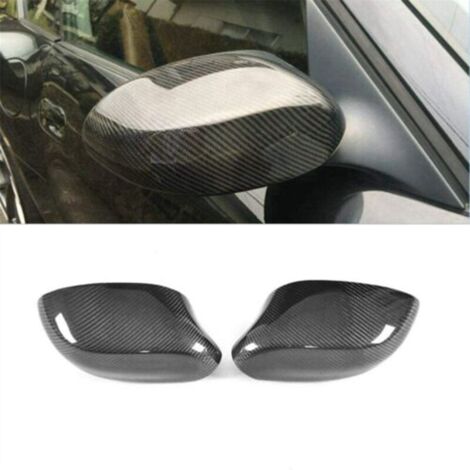 Cubiertas de espejos laterales de fibra de carbono auténtica compatibles con BMW Z4 E85 2002-2008 (1/4)