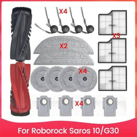 Repuestos para aspiradoras: cepillo lateral, filtros HEPA, almohadillas de limpieza, bolsas para el polvo. (1/4)