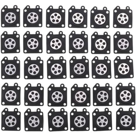 30 almohadillas y diafragmas para carburador para motosierras modelos 2500, 3800, 4500, 5200 y 5800. (1/4)