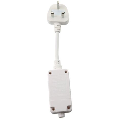 Adaptador de enchufe británico de 13 A y 240 V con protección RCD y disyuntor doméstico. (1/4)