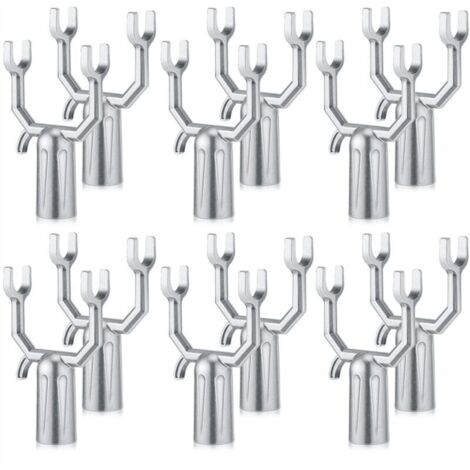 12 soportes metálicos para ramas de árboles frutales, férula, muleta, kit de enderezamiento (1/4)