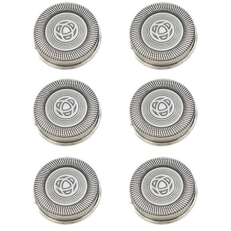 Cabezales de repuesto para afeitadoras eléctricas, 6 unidades, compatibles con los modelos de las series S y XZ. (1/4)