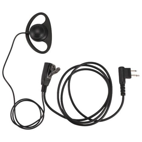 Micrófono PTT avanzado con clip en D para radios GP88S, GP300, GP68, GP2000, GP88, GP3188, CP040, CP1200, A8, A6, A10 y A12.