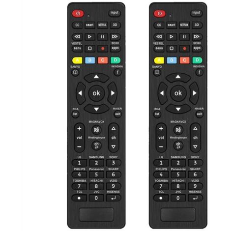Mando a distancia universal compatible con televisores y otros dispositivos. (1/4)