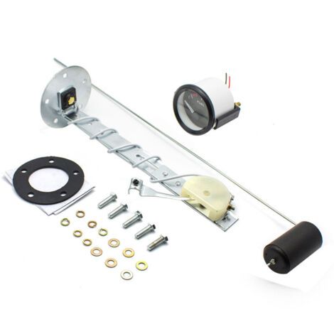 Indicador automático de nivel de combustible 0-90 ohmios 12V 24V Universal Coche Barco Tanque 52mm