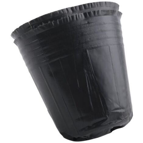500 macetas de plástico para vivero, 8x8 cm, para propagación de plantas. Suministros de jardinería. (1/4)