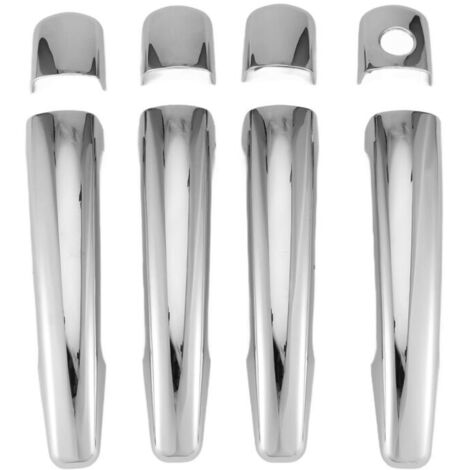 Manilla exterior cromada para puerta Peugeot 208 2012-2018. Embellecedor de accesorio para coche. (1/4)