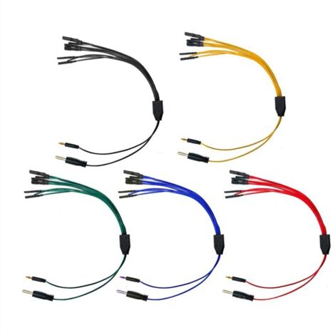 Cables de conexión de 8 vías para ECU para osciloscopio, diagnóstico automotriz, bricolaje. (1/4)