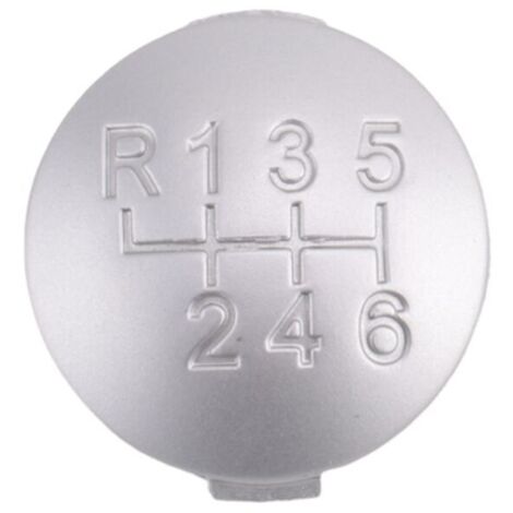 Cubierta mate para pomo de palanca de cambios de 6 velocidades, compatible con Alfa Romeo 159 Brera Spider 2005-2011. (1/4)