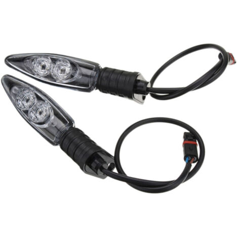 Intermitentes LED delanteros y traseros para motocicletas BMW R1200, F800, F650 y F700 (modelos específicos).