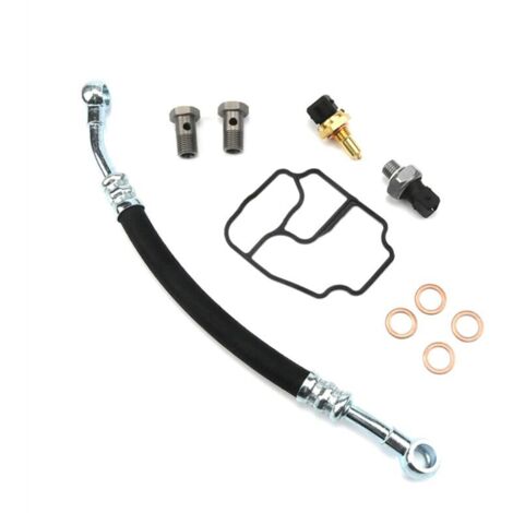 Kit de juntas para la carcasa del filtro de aceite del motor compatible con E46 E39 E53 E85 325Ci 530i X5 Z3 (1/4)