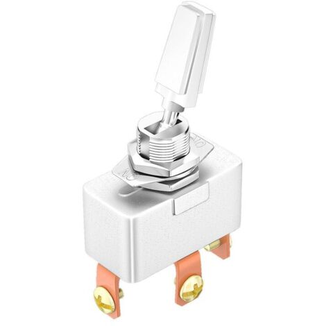 Interruptor basculante de 50 A y 12 V CC para coches modificados - Alta corriente, uso intensivo (1/4)