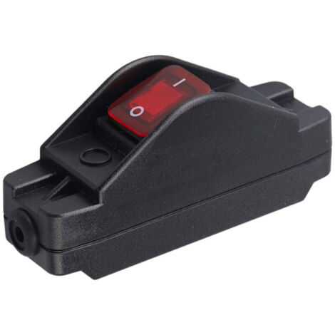 Interruptor pulsador de encendido/apagado de 16 A y 220 V con cable para electrodomésticos. (1/4)